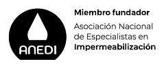 ANEDI miembro fundador, Asociación Nacional de Especialistas en Impermeabilización